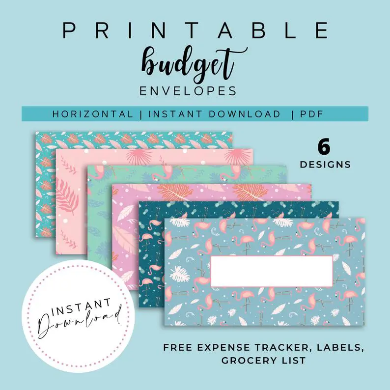 Cash Envelope System Labels Template Dave Ramsey Cash Envelope Tracker  Inserts Printable Vertical Money Budget Categories Organizer PDF 