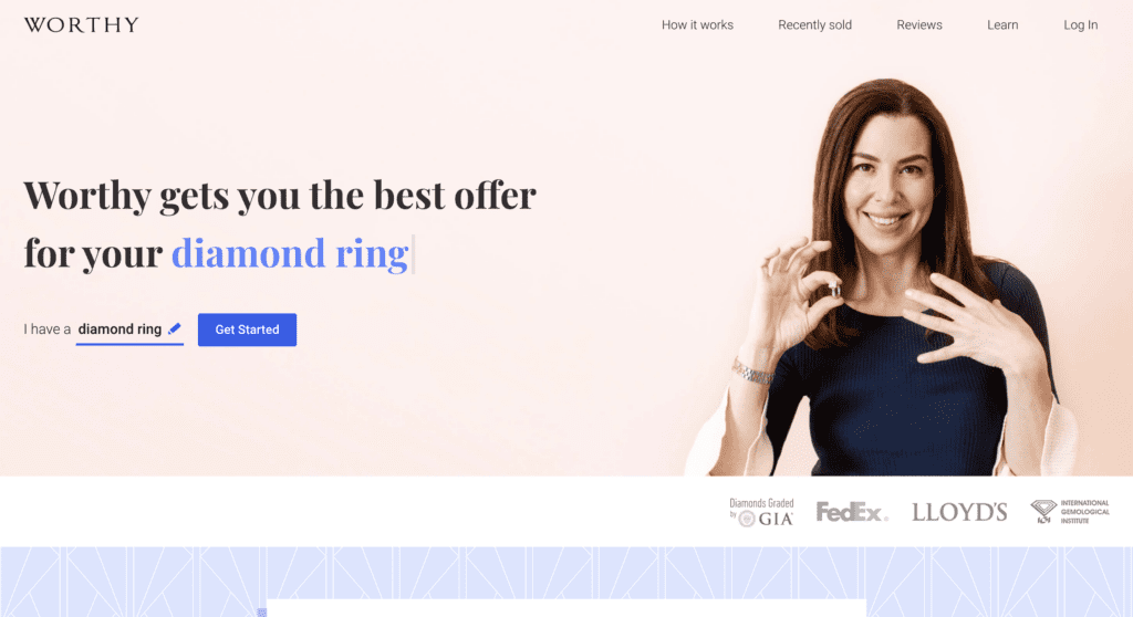 worthy.com screenshot